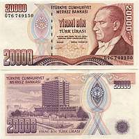 *20 000 Lír Turecko 1970 (1995), P202 UNC - Kliknutím na obrázok zatvorte -